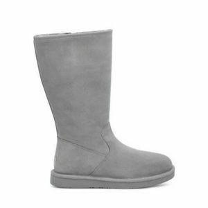 NIB Women’s Size 5 (European Size 36) UGG Alber Tall Zipper Winter Boots In Grey